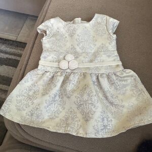 American Girl Doll Brocade Holiday Dress Gold RETIRED